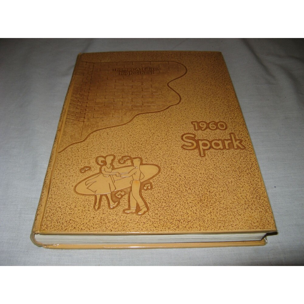 1960 Spark Thomas Edison High San Antonio Texas High School Yearbook Annual